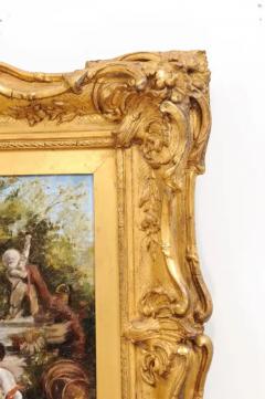 French 19th Century Continental School Painting Depicting Venetian Lagoon Scene - 3461755