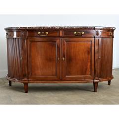 French 19th Century Demilune Mahogany Enfilade - 4759251