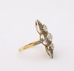 French 19th Century Diamond Navette Ring - 4226002