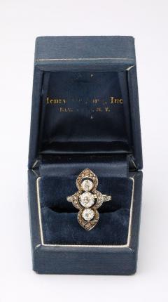 French 19th Century Diamond Navette Ring - 4226003
