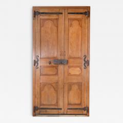 French 19th Century Double leaf Double sided Walnut Communication Door - 4579110