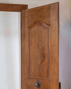 French 19th Century Double sided Double leaf Walnut Communication Door - 4577530