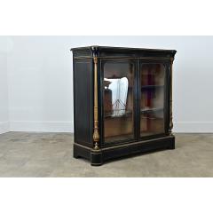 French 19th Century Ebonized Bibliotheque - 4798419