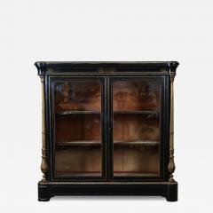 French 19th Century Ebonized Bibliotheque - 4801225