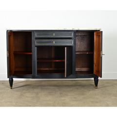 French 19th Century Ebonized Enfilade Louis XVI Style - 4308955