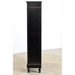 French 19th Century Ebonized Inlay Petite Bibliotheque - 4722756