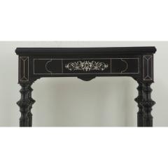 French 19th Century Ebonized Inlay Vanity - 3484807