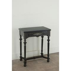 French 19th Century Ebonized Inlay Vanity - 3484812