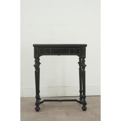 French 19th Century Ebonized Inlay Vanity - 3485028