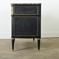 French 19th Century Ebonized Louis XVI Style Commode - 4174807