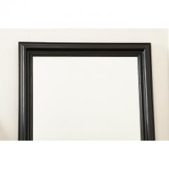 French 19th Century Ebony Bistro Mirror - 3163952