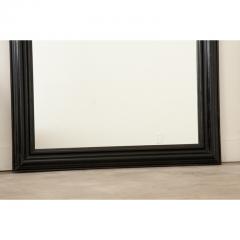 French 19th Century Ebony Bistro Mirror - 3163968