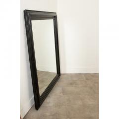 French 19th Century Ebony Bistro Mirror - 3163981