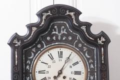 French 19th Century Ebony Napoleon III Wall Clock - 1691974