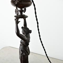 French 19th Century Empire Bronze Table Lamp - 4333358