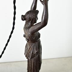 French 19th Century Empire Bronze Table Lamp - 4333365