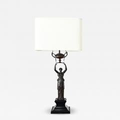 French 19th Century Empire Bronze Table Lamp - 4369009