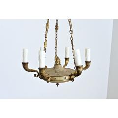 French 19th Century Empire Gilt Bronze T le Chandelier - 4558261