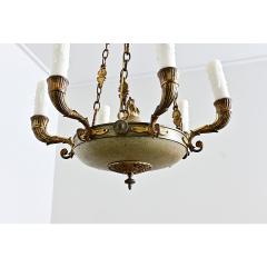 French 19th Century Empire Gilt Bronze T le Chandelier - 4558264