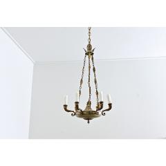 French 19th Century Empire Gilt Bronze T le Chandelier - 4558276