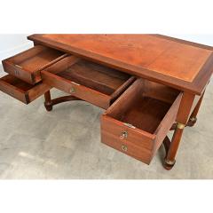 French 19th Century Empire Mahogany Desk Refinished - 4690512