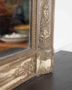French 19th Century Empire Painted Mercury Glass Mirror - 4758076