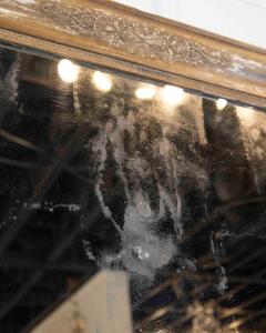 French 19th Century Empire Painted Mercury Glass Mirror - 4758167