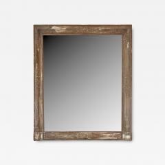 French 19th Century Empire Painted Mercury Glass Mirror - 4760709