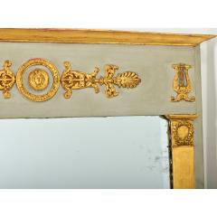 French 19th Century Empire Trumeau Mirror - 4375095