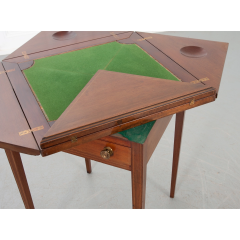 French 19th Century Envelope Game Table - 2703150