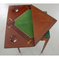French 19th Century Envelope Game Table - 2703155