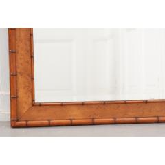 French 19th Century Faux Bamboo Mirror - 2141706