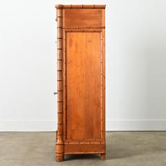French 19th Century Faux Bamboo Secretary Desk - 4244071