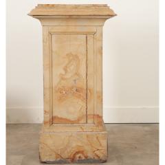 French 19th Century Faux Marble Pedestal - 2895035