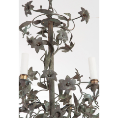 French 19th Century Floral Cathedral Chandelier - 2703076