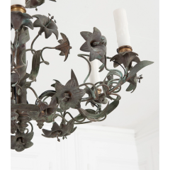French 19th Century Floral Cathedral Chandelier - 2703141