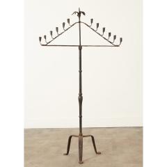 French 19th Century Forged Iron Candelabra - 3236312