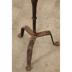 French 19th Century Forged Iron Candelabra - 3236313
