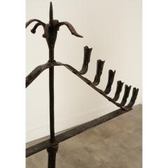 French 19th Century Forged Iron Candelabra - 3236315