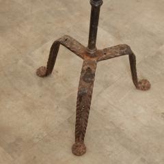 French 19th Century Forged Iron Candelabra - 3236317