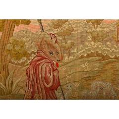 French 19th Century Framed Fox Tapestry - 3964441