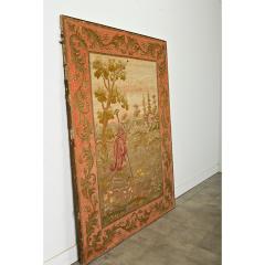 French 19th Century Framed Fox Tapestry - 3964448