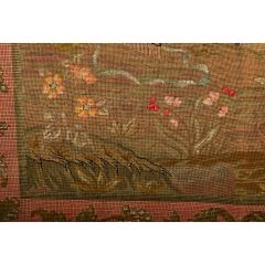 French 19th Century Framed Fox Tapestry - 3964452