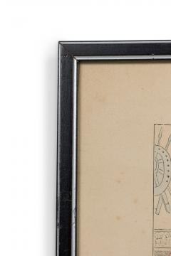 French 19th Century Framed Lithograph of a Parisian Noble Family and their Archi - 4668789