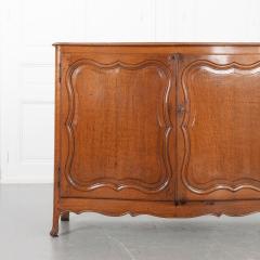 French 19th Century French Oak Bow Front Buffet - 2558979