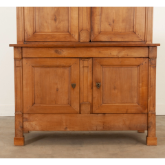 French 19th Century Fruitwood Buffet A Deux Corps - 3059019