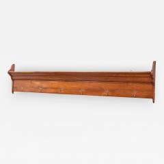 French 19th Century Fruitwood Plate and Coat Rack - 2052452