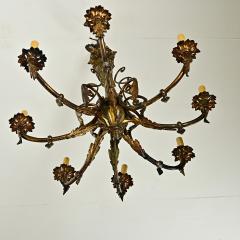 French 19th Century Gilt Bronze Chandelier - 3919686