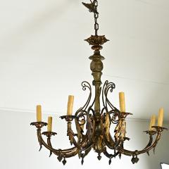 French 19th Century Gilt Bronze Chandelier - 3919740