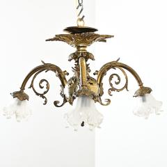 French 19th Century Gilt Bronze Flush Mount Light - 4215624